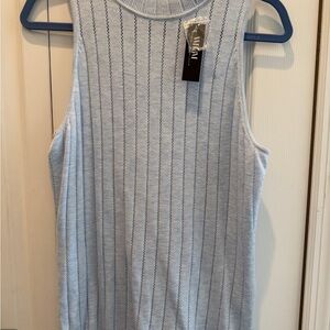 White House Black Market Light Blue Tank Top